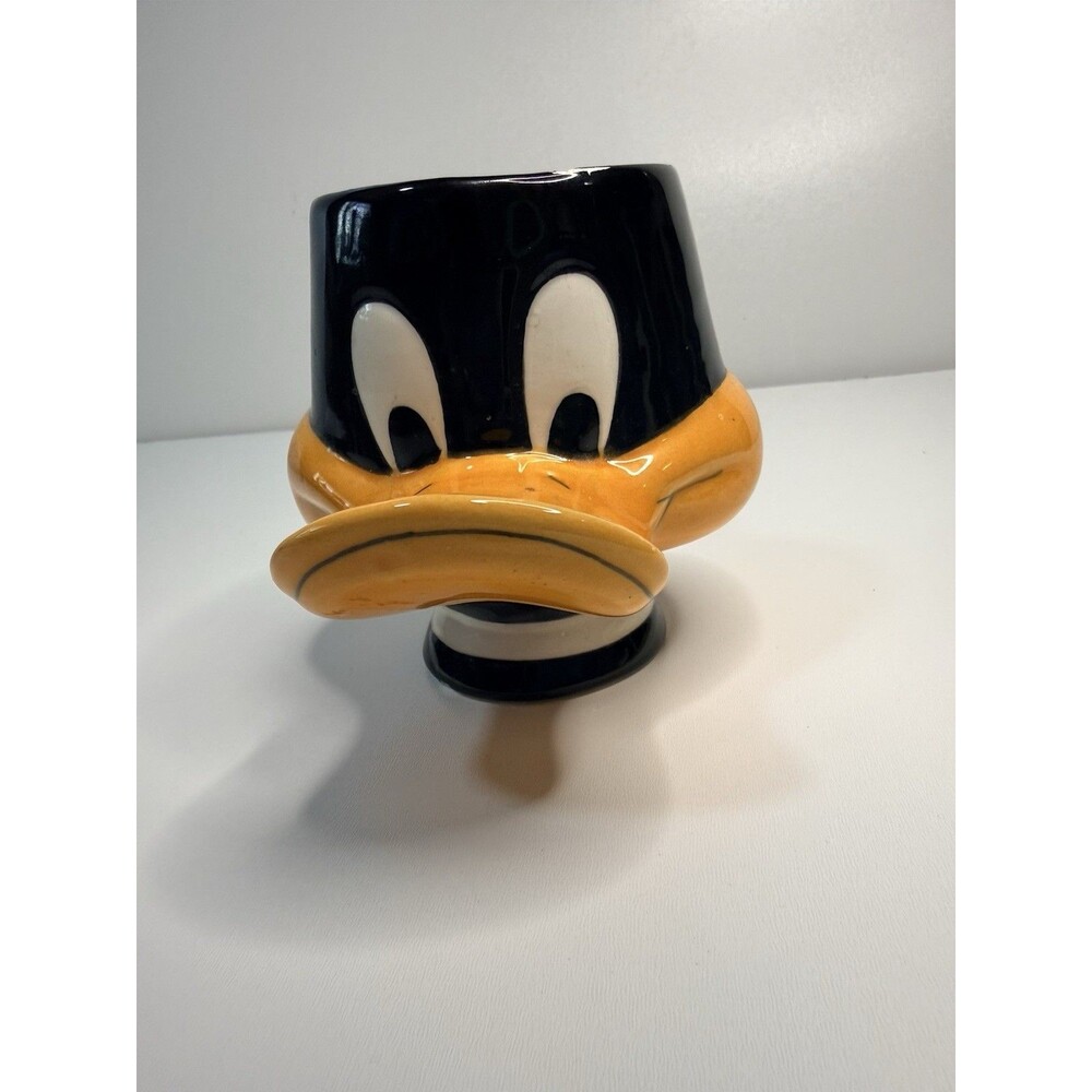 Vintage 1980’s Warner Bros. Figural Daffy Duck Mug
